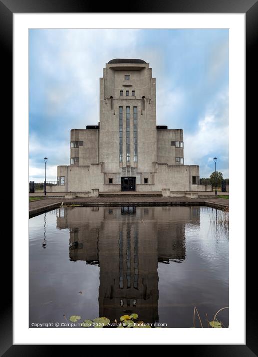 the building of the transmitter Radio Kootwijk Framed Mounted Print by Chris Willemsen