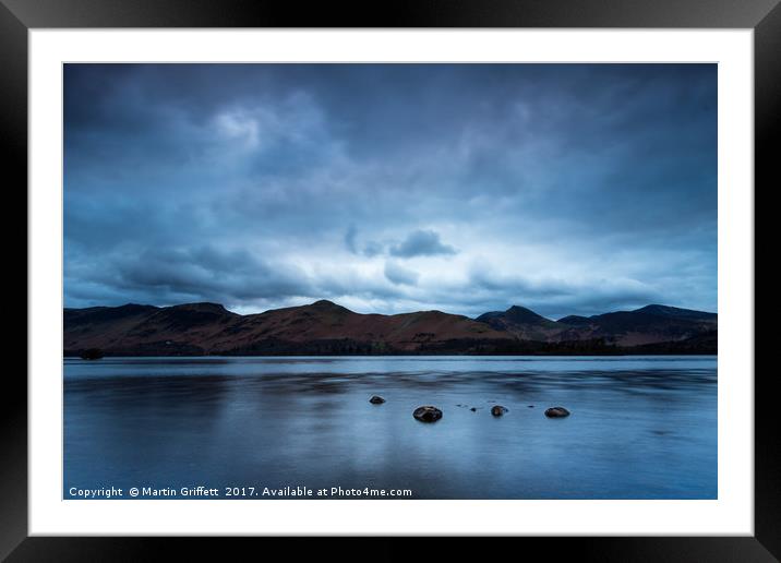 Derwent After Sunset Framed Mounted Print by Martin Griffett