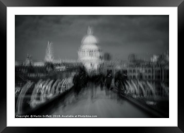 Visions of London Framed Mounted Print by Martin Griffett