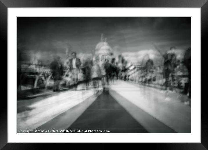 Visions of London Framed Mounted Print by Martin Griffett
