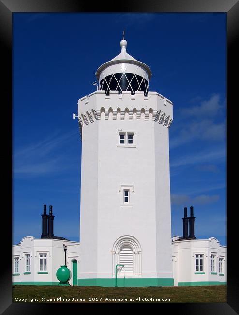 South Foreland Lighthouse, St. Margaret's, Dover Framed Print by Ian Philip Jones