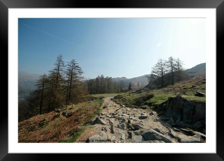 Outdoor mountain Framed Mounted Print by Alexander Pemberton