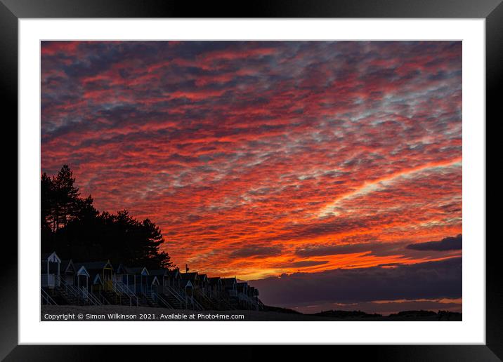 Dramatic Sky Framed Mounted Print by Simon Wilkinson