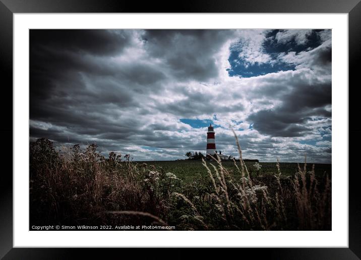 Happisburgh Lighthouse Framed Mounted Print by Simon Wilkinson