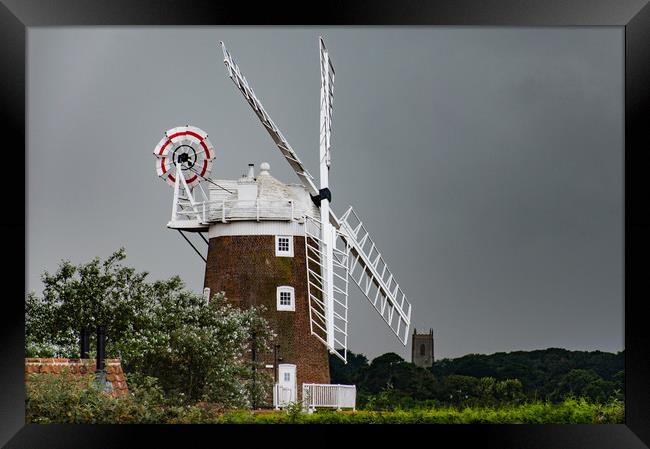 Approaching Storm Framed Print by Simon Wilkinson