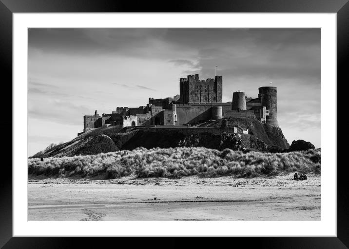 Bamburgh Castle Framed Mounted Print by Simon Wilkinson