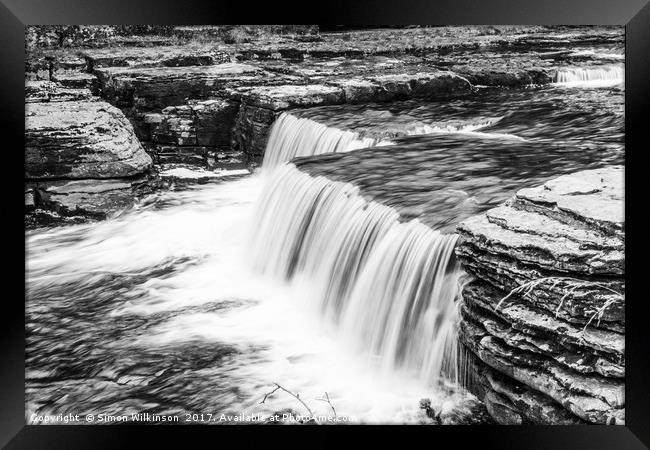 The Waterfall Framed Print by Simon Wilkinson