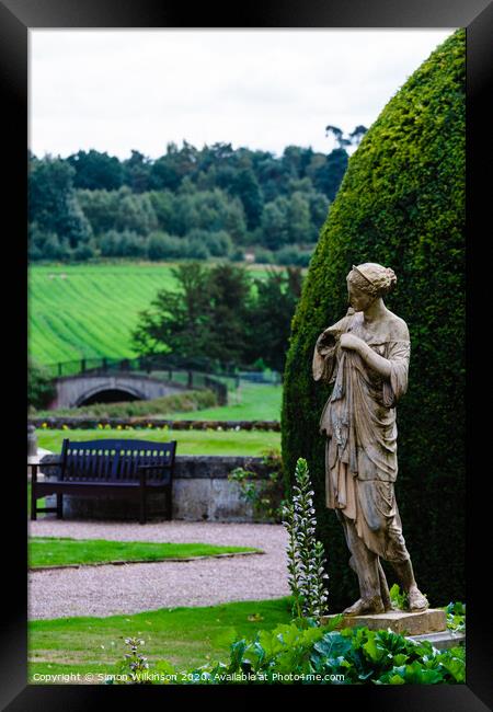 Thoresby Gardens Framed Print by Simon Wilkinson