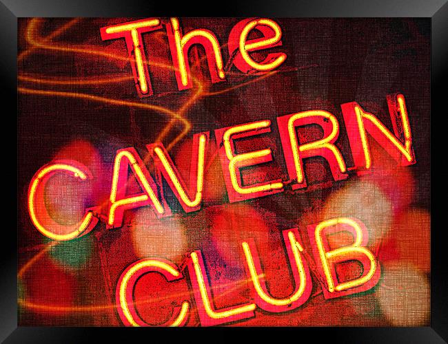 Cavern Glow Framed Print by Neil Gavin
