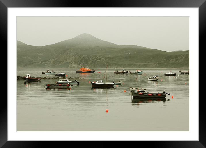 Porth Dinllaen Framed Mounted Print by Neil Gavin