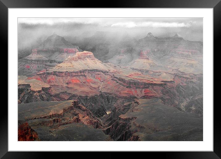 Clearing Canyon Framed Mounted Print by Neil Gavin