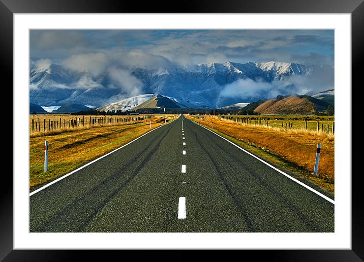 Dream Road Framed Mounted Print by Neil Gavin
