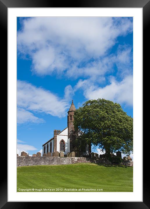 Building, Church, Mouswald, Dumfriesshire, Scotlan Framed Mounted Print by Hugh McKean