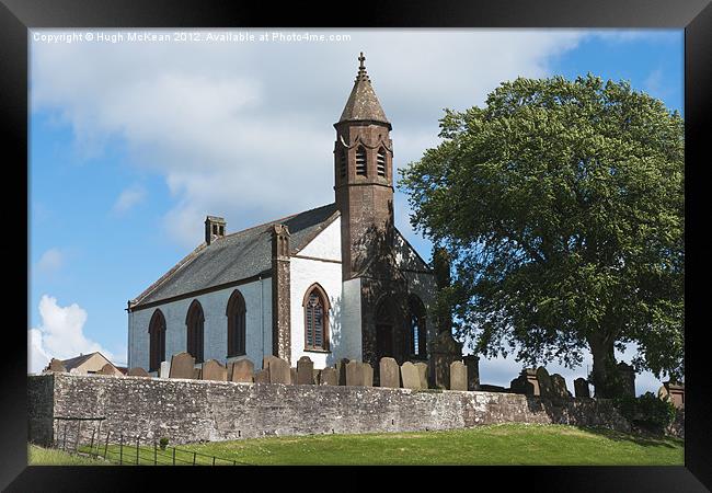 Building, Church, Mouswald, Dumfriesshire, Scotlan Framed Print by Hugh McKean