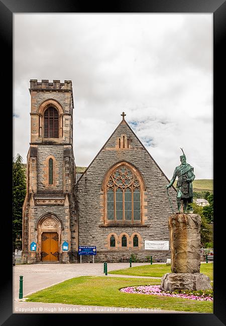 Building, Duncansburgh Macintosh parish church, Fo Framed Print by Hugh McKean