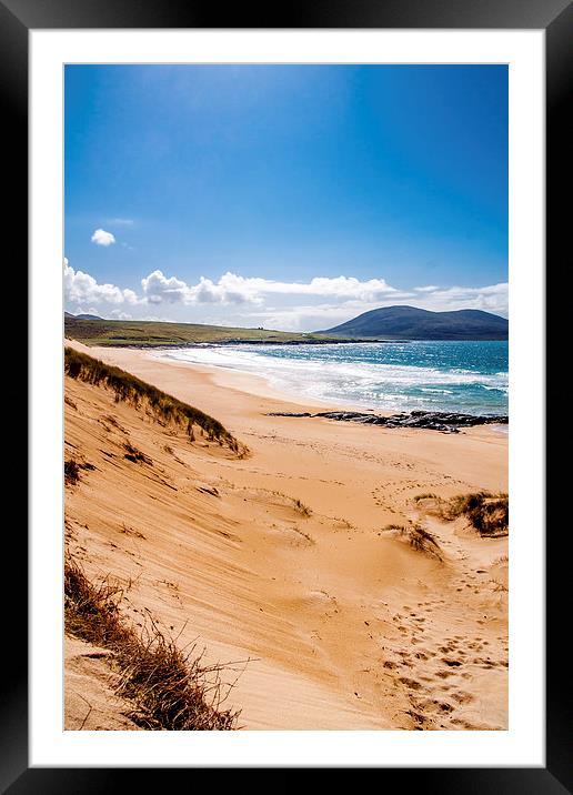 Landscape, Scotland, Outer Hebrides, South Harris, Framed Mounted Print by Hugh McKean