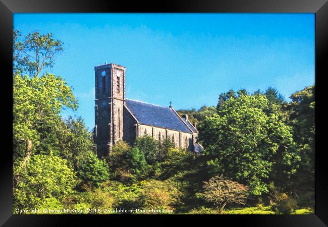 St. Marys Church, Arisaig, Scotland Framed Print by Hugh McKean
