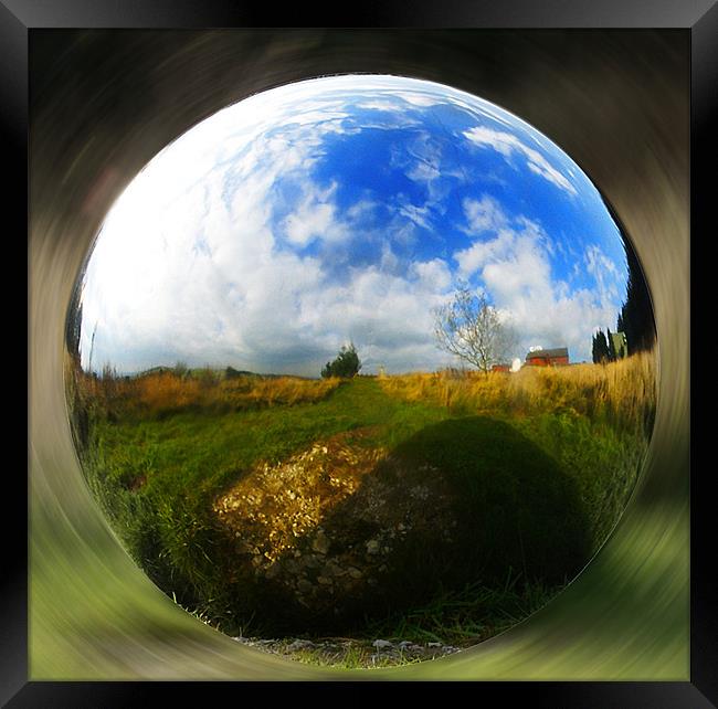 Spherical Object Framed Print by David (Dai) Meacham