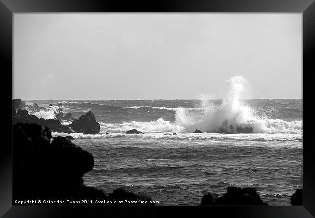 High Rollers on the Atlantic Framed Print by Catherine Fowler