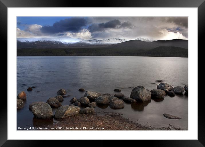 Last light on Loch Morlich Framed Mounted Print by Catherine Fowler
