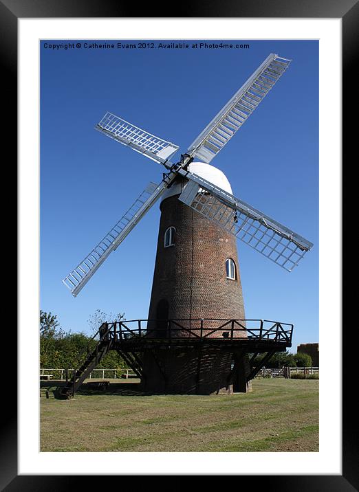 Wilton Windmill, Wiltshire Framed Mounted Print by Catherine Fowler