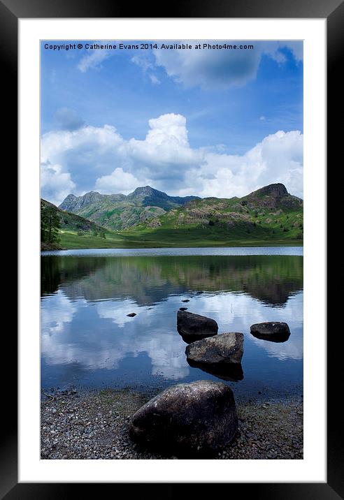  Blea Tarn Reflections Framed Mounted Print by Catherine Fowler