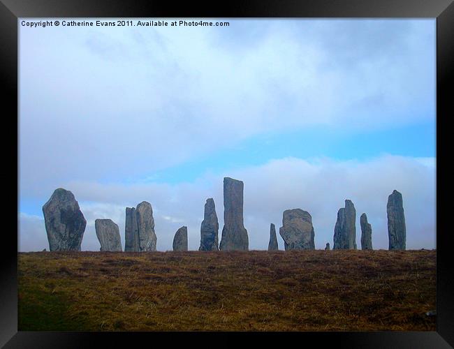 Callanish Stones Framed Print by Catherine Fowler