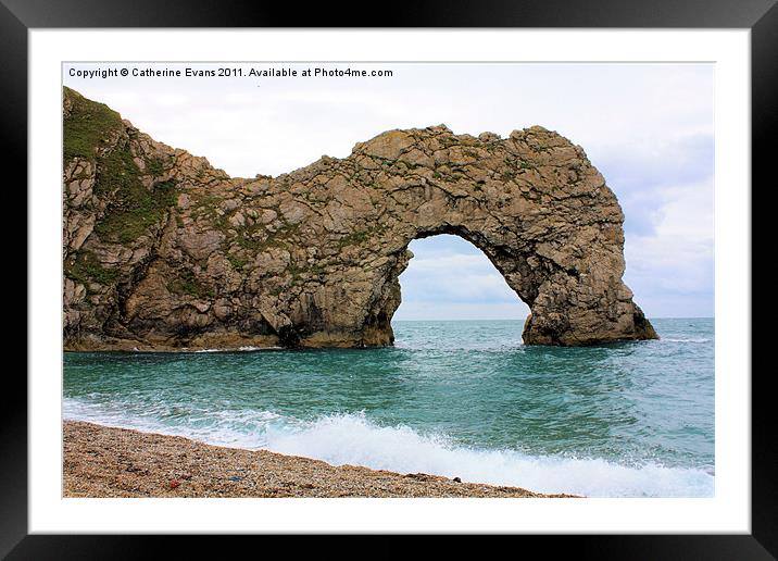 Durdle Door Framed Mounted Print by Catherine Fowler