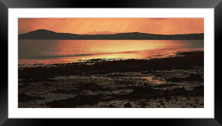 Sunset over the Moray Firth Framed Mounted Print by Catherine Fowler