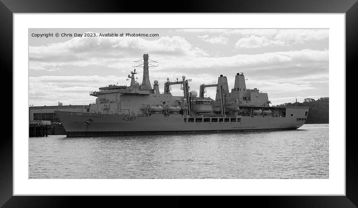 RFA Fort Victoria Framed Mounted Print by Chris Day