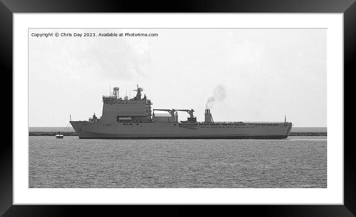 RFA Lyme Bay Framed Mounted Print by Chris Day