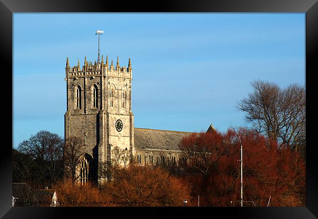 Christchurch Priory Framed Print by Chris Day