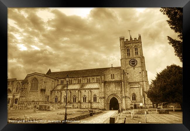 The Priory Framed Print by Chris Day