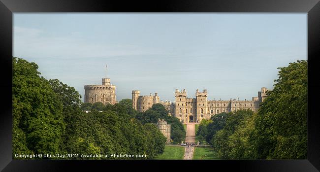 Windsor Castle Framed Print by Chris Day