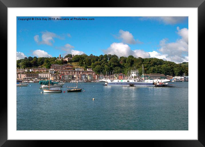 Majestic Dartmouth A Historic Port and Beyond Framed Mounted Print by Chris Day