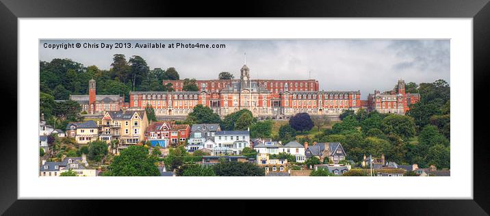 Britannia Royal Naval College Framed Mounted Print by Chris Day