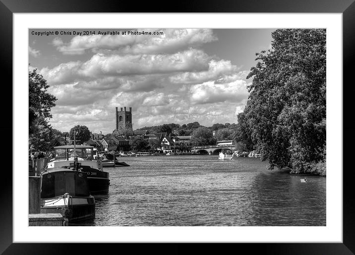 Henley-on-Thames Framed Mounted Print by Chris Day