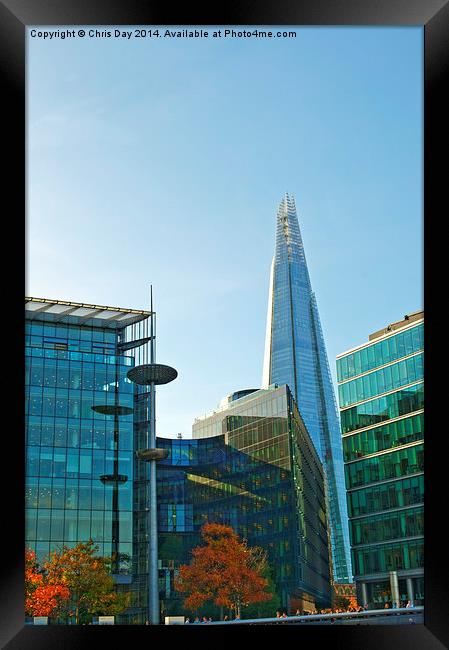 The Shard Framed Print by Chris Day