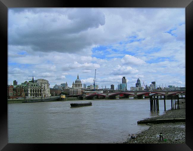 London Skyline Framed Print by Chris Day