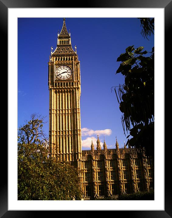 Big Ben Framed Mounted Print by Chris Day