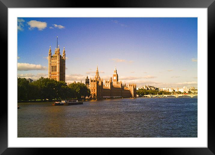Houses of Parliament Framed Mounted Print by Chris Day