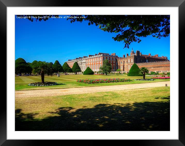  Hampton Court Framed Mounted Print by Chris Day