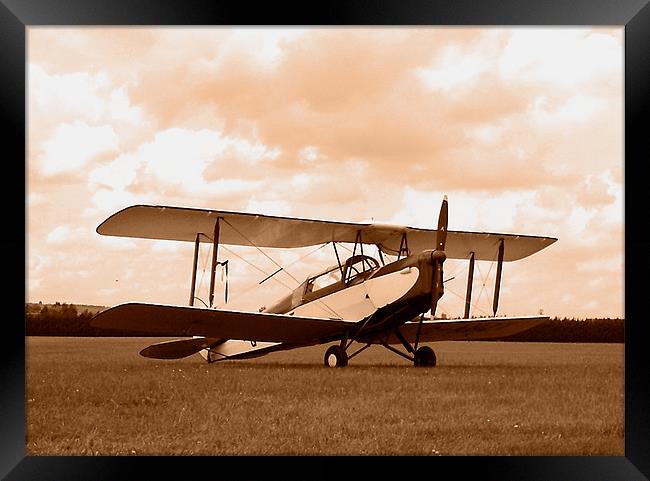 Bi Plane Framed Print by Chris Day