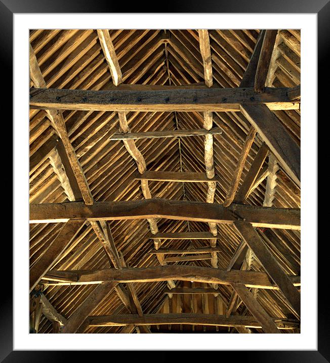 The Great Barn Ruislip Framed Mounted Print by Chris Day