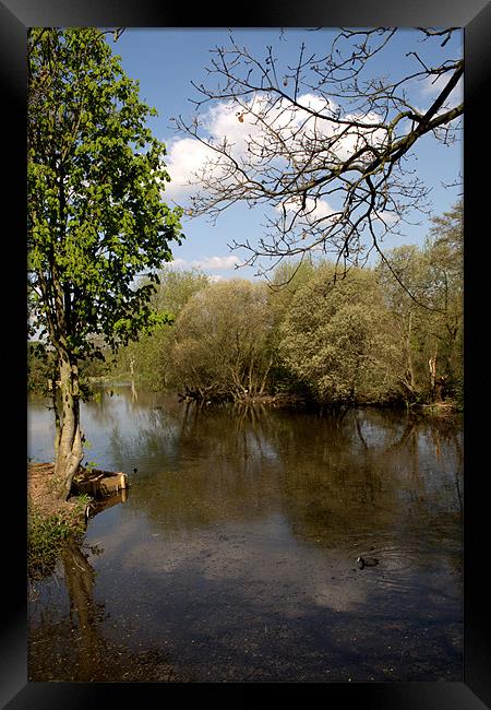 Little Britain lake Framed Print by Chris Day