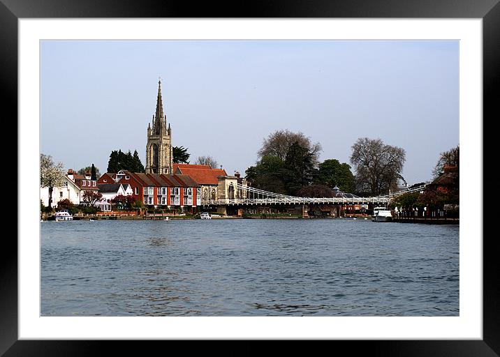 Marlow Buckinghamshire Framed Mounted Print by Chris Day