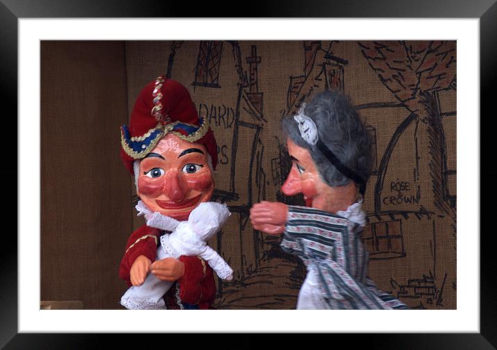 Punch and Judy Framed Mounted Print by Chris Day