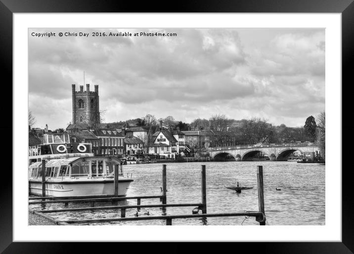 Henley-on-Thames Framed Mounted Print by Chris Day