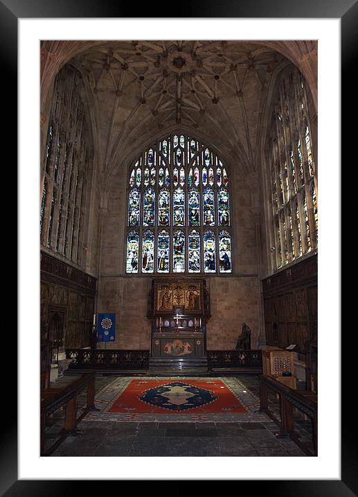 Winchester Cathedral Lady Chapel Framed Mounted Print by Chris Day