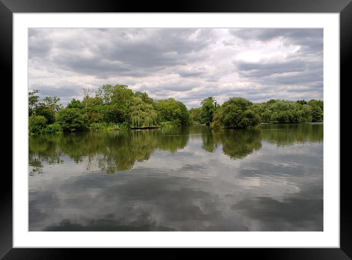 Little Britain Lake Cowley Framed Mounted Print by Chris Day